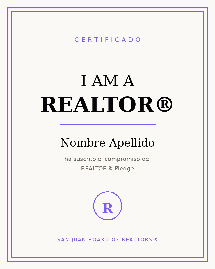 Certificado REALTOR®